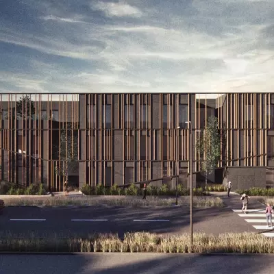 Grafika budynek biurowy