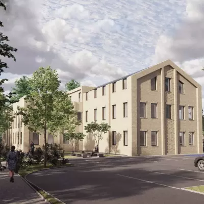 Grafika budynek administracyjno-biurowy