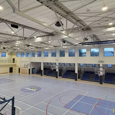 Grafika Przebudowa hali sportowej