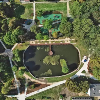 Grafika Przebudowa parku im. Marii i Lecha Kaczyńskich w Lęborku