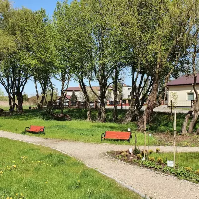 Grafika park kieszonkowy przy ulicy Gierymskiego