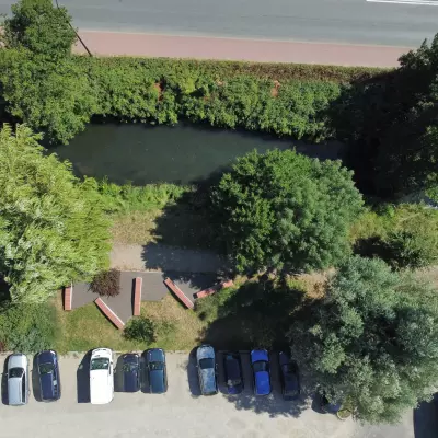 Grafika park kieszonkowy przy ul. Przymurnej
