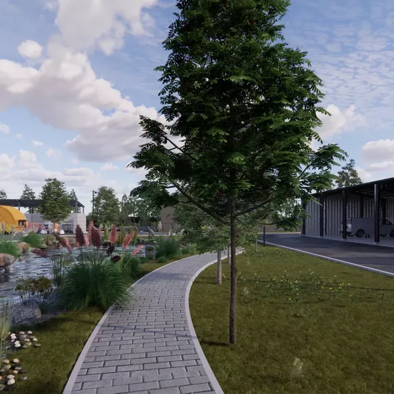 Obraz Punkt Selektywnego Zbierania Odpadów Komunalnych (PSZOK) i Bazy Transportowej