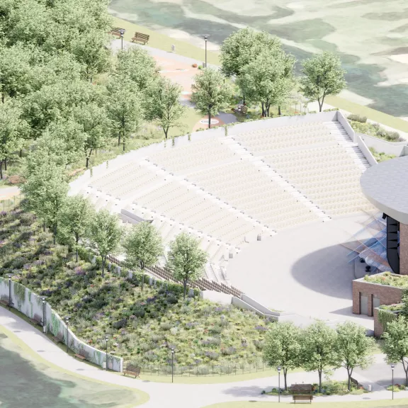 Obraz Amfiteatr w Lęborku