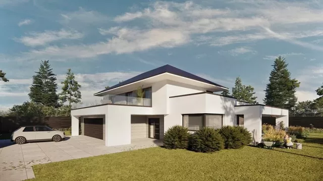 Grafika główna dom podmiejski