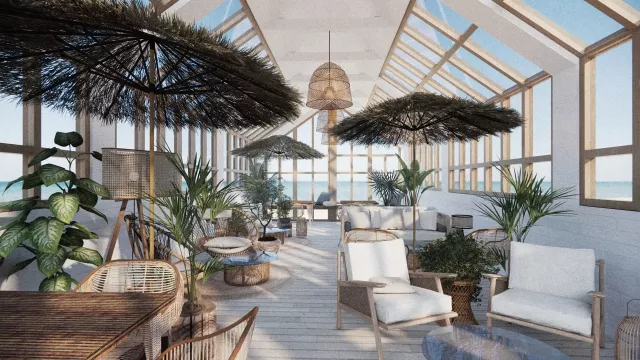 Grafika główna pawilon gastronomiczny