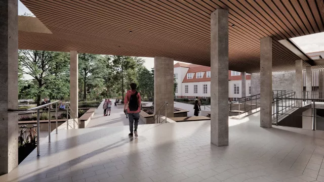 Grafika główna Strefa wejściowa do szkoły