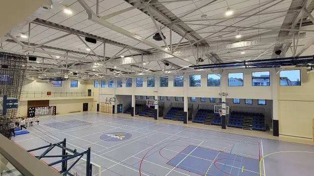 Grafika główna Przebudowa hali sportowej