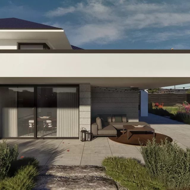 Grafika nr 2 dom podmiejski