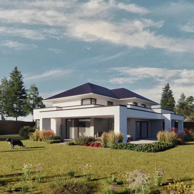 Grafika nr 3 dom podmiejski