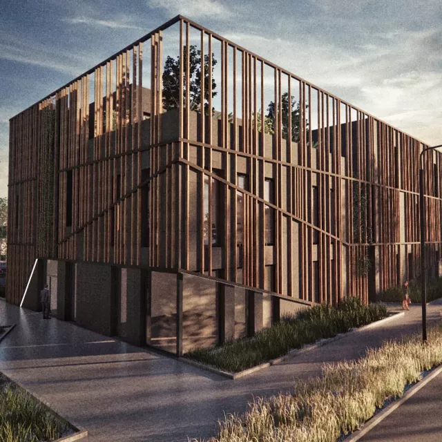 Grafika nr 2 budynek biurowy