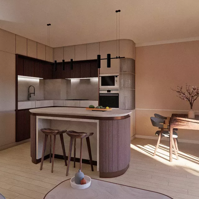 Grafika nr 4 trzy budynki mieszkalne