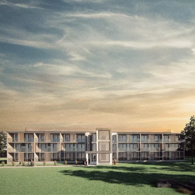 Grafika nr 2 budynek hotelowy