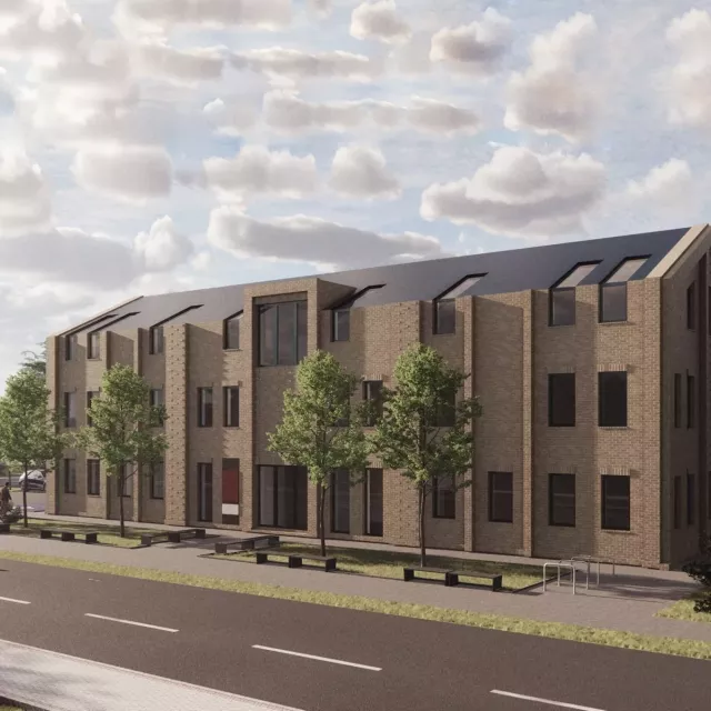 Grafika nr 2 budynek administracyjno-biurowy