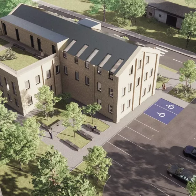 Grafika nr 4 budynek administracyjno-biurowy