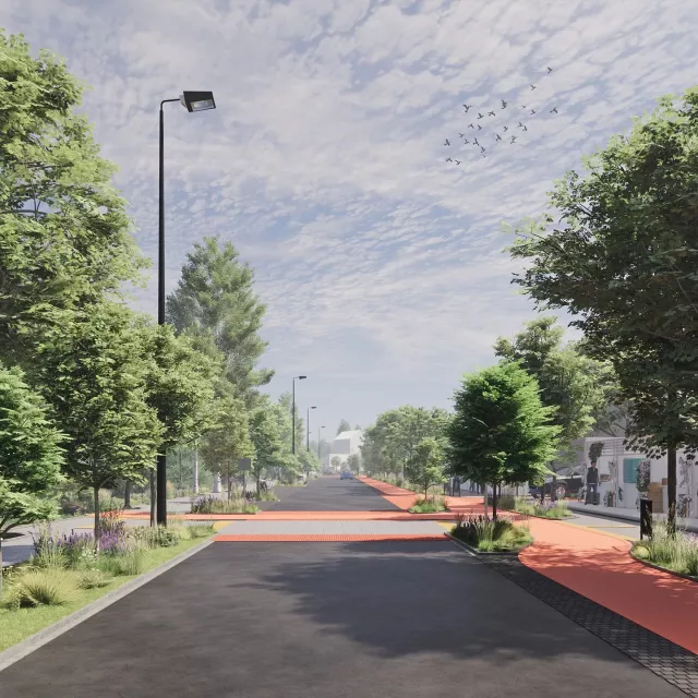 Grafika nr 2 koncepcja Wojska Polskiego - Leśna w Łebie