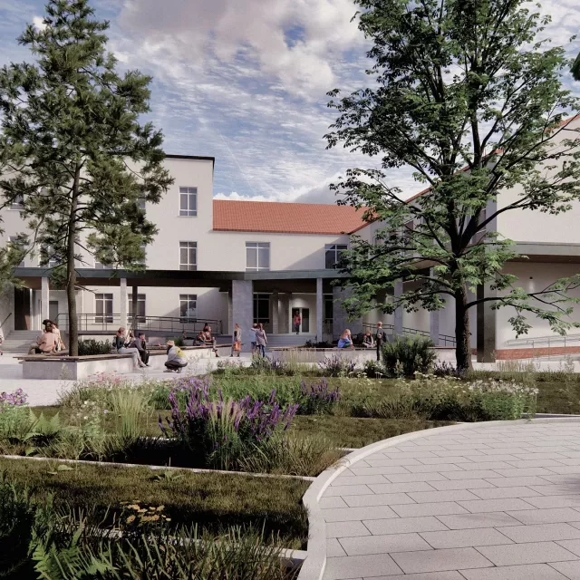 Grafika nr 2 Wicko teren wokół szkoły