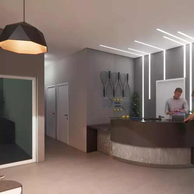 Grafika nr 1 Hala sportowo - rekreacyjna