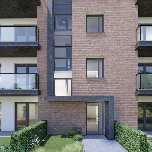 Grafika nr 6 Budynek wielorodzinny z halą garażową