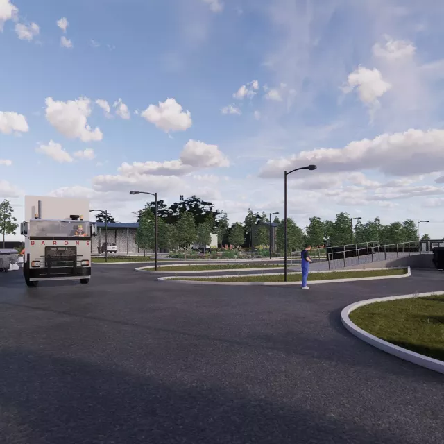 Grafika nr 4 Punkt Selektywnego Zbierania Odpadów Komunalnych (PSZOK) i Bazy Transportowej