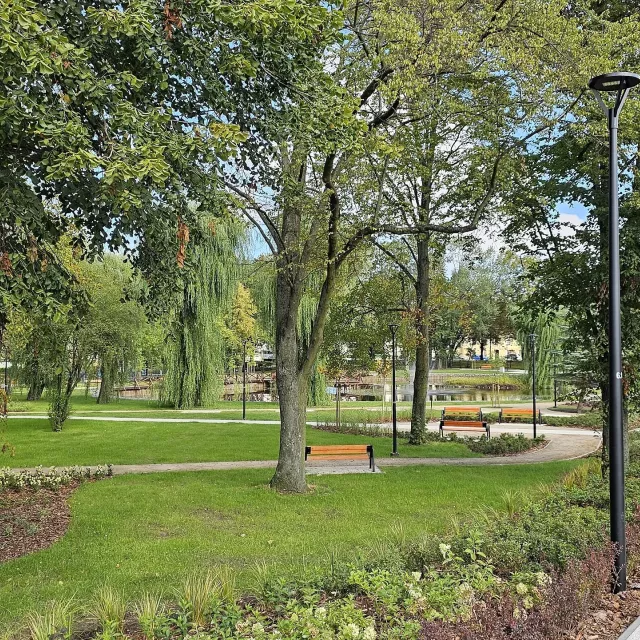 Grafika nr 2 Przebudowa parku im. Marii i Lecha Kaczyńskich w Lęborku