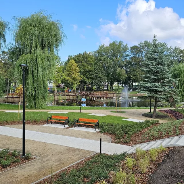 Grafika nr 4 Przebudowa parku im. Marii i Lecha Kaczyńskich w Lęborku