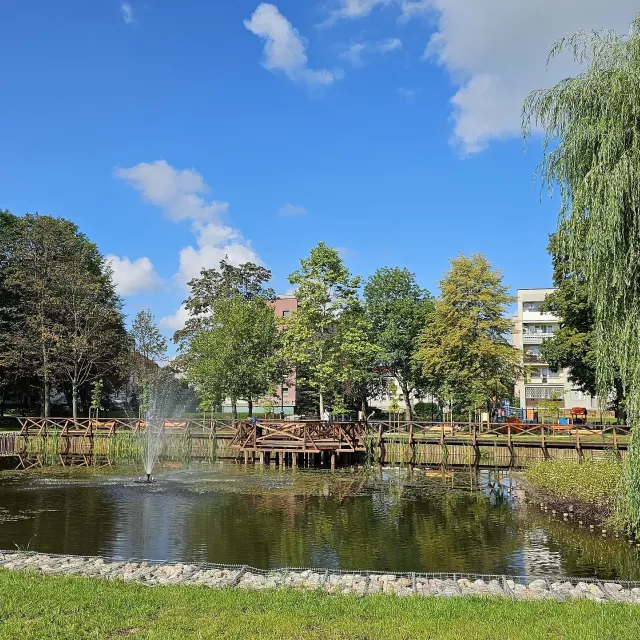 Grafika nr 7 Przebudowa parku im. Marii i Lecha Kaczyńskich w Lęborku