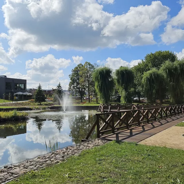 Grafika nr 13 Przebudowa parku im. Marii i Lecha Kaczyńskich w Lęborku