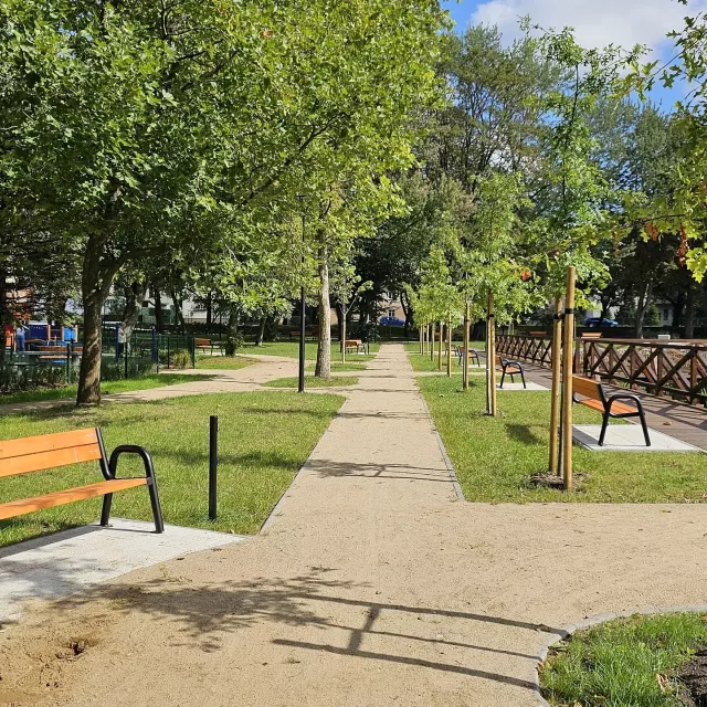 Grafika nr 17 Przebudowa parku im. Marii i Lecha Kaczyńskich w Lęborku