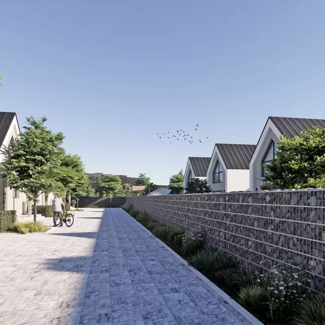 Grafika nr 5 Kompleks zabudowy jednorodzinnej