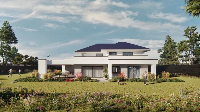 Grafika nr 4 Dom jednorodzinny